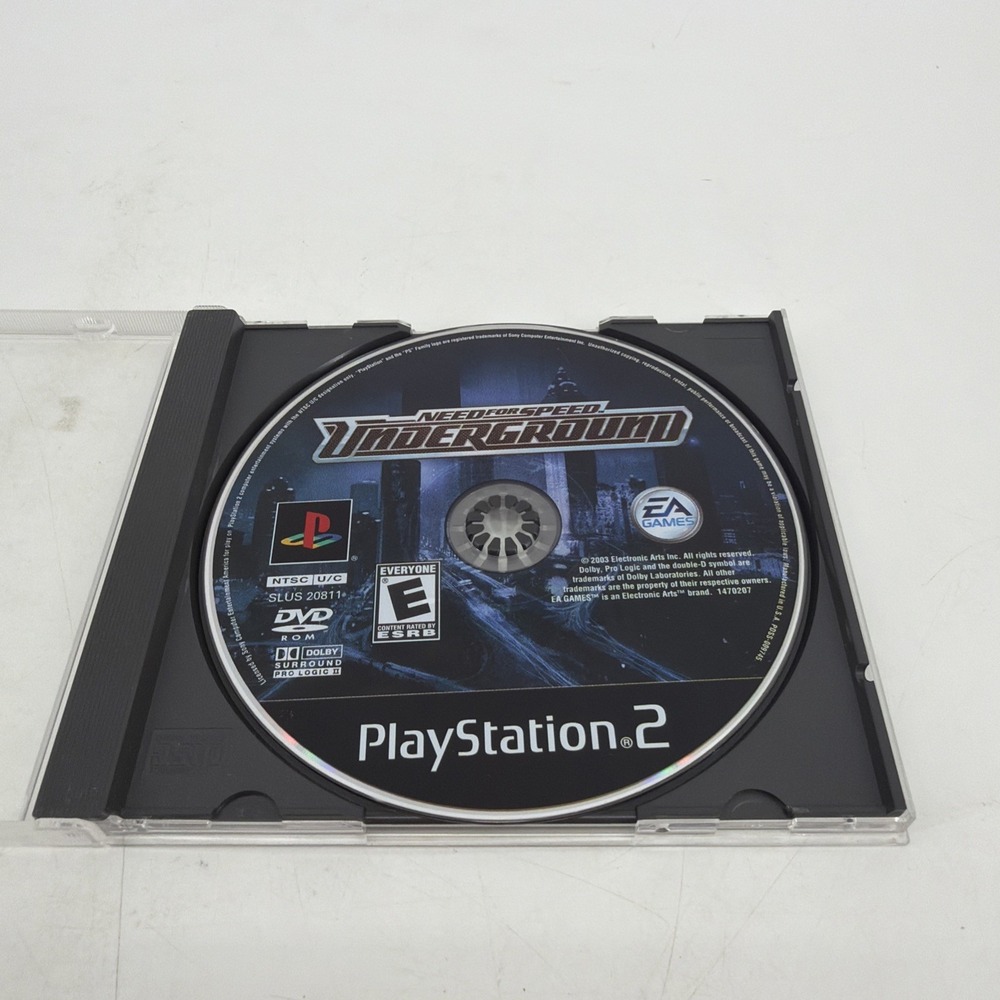 Need for Speed Underground 2 - Disc Only - Sony Playstation 2 PS2 - Tested